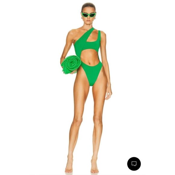 HAIGHT. Petrus One Piece Swimsuit Digital Green - Picture 5 of 5
